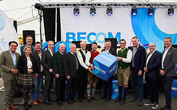 Große Jubiläumsfeier bei BECOM