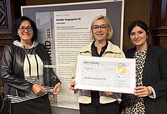 Das Team der Volksschule Mörbisch erhielt den IMST-Award für das Projekt „Kinder begegnen KI“, für das die Industriellenvereinigung die Partnerschaft übernahm.